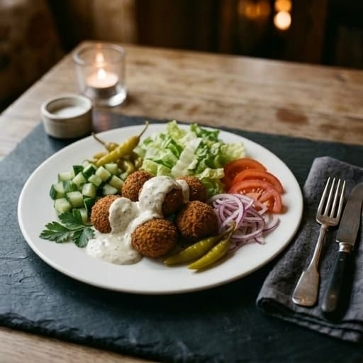 Falafeltallrik